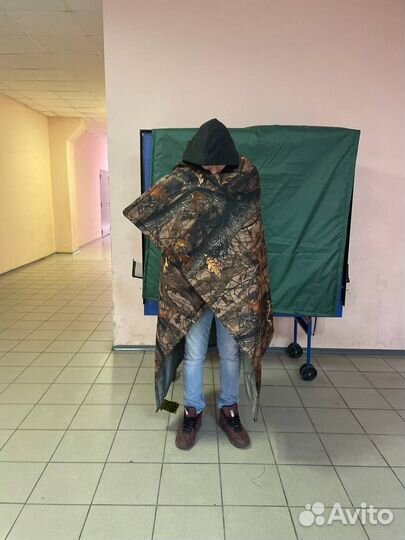 Плащ Палатка Термоодеяло защита от тепловизора