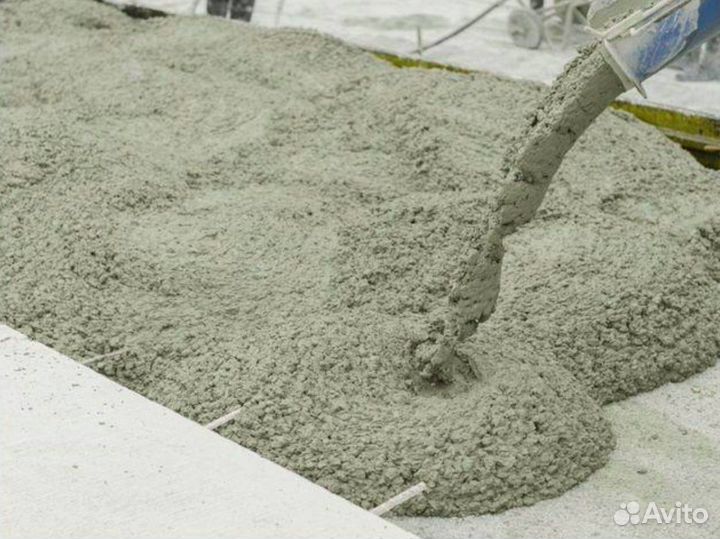 Бетон различных марок, лента 17 метров