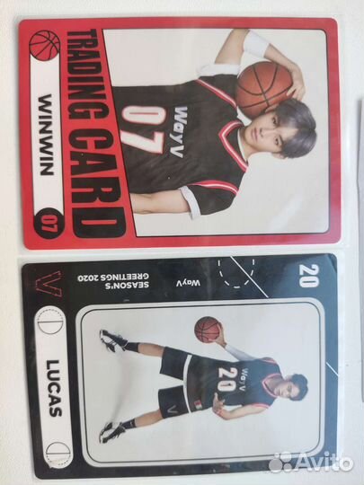 Wayv карты винвина и Лукаса nct