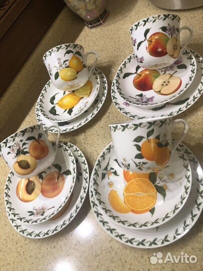 Чайные тройки фарфор