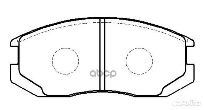 Старый номер CKM-49) Колодки тормозные GK0617 CTR