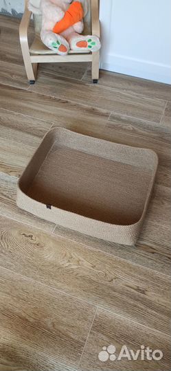 Корзина для хранения из джута