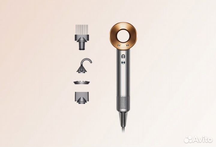 Фен Dyson HD07 Nickel/Cooper