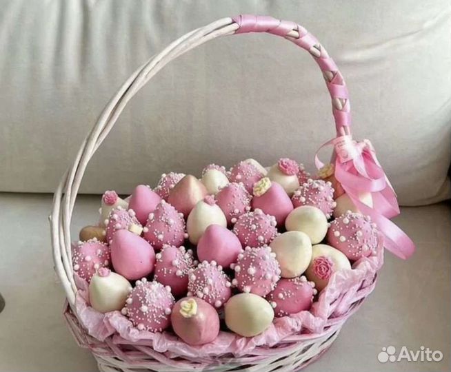 Букет из клубники в шоколаде