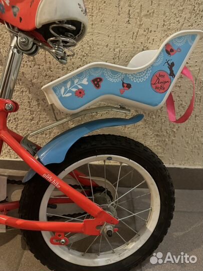 Детский велосипед black aqua