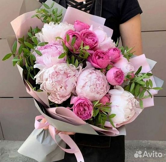 Пионы Букеты Цветы Доставка