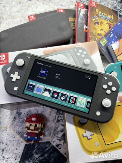 Nintendo switch Lite прошитая чип PicoFly 64Гб