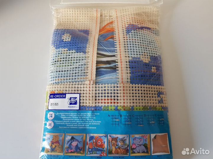 Набор для вышивки подушки Vervaco, рыбка Немо