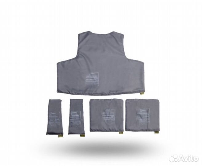 Комплект бронеэлементов в жилет скрытого ношения