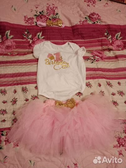 Наряд для девочек на 1 годик р-р 80