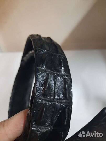 Ремень из кожи крокодила