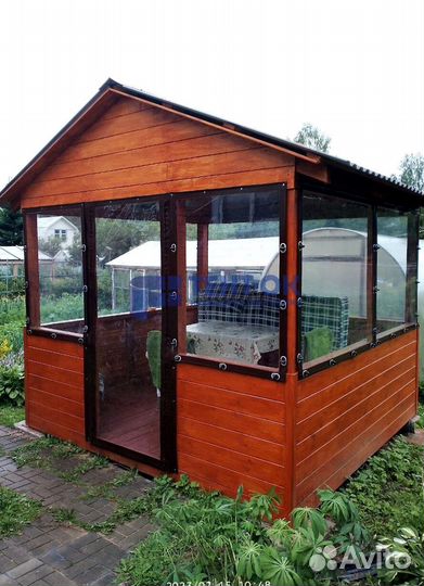 Мягкие окна для террас