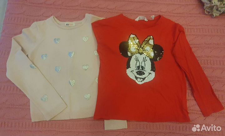 Вещи пакетом для девочки 134-140