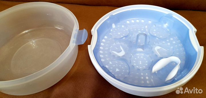 Стерилизатор для свч Philips avent + 2 бутылочки