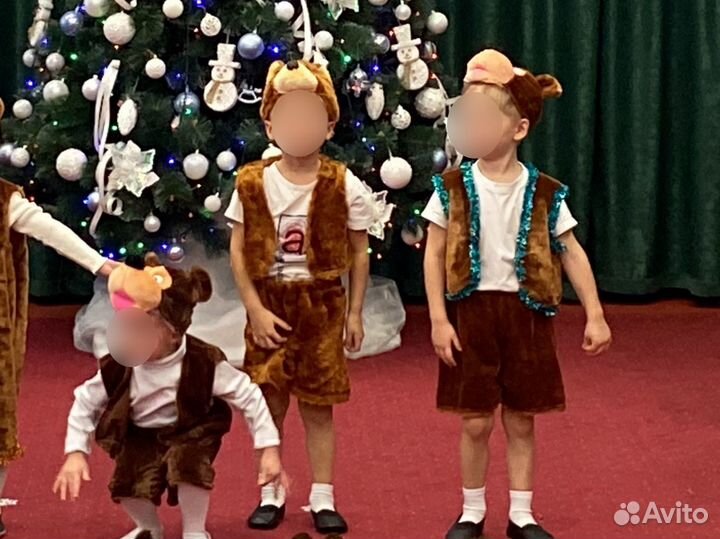 Новогодний костюм медведя