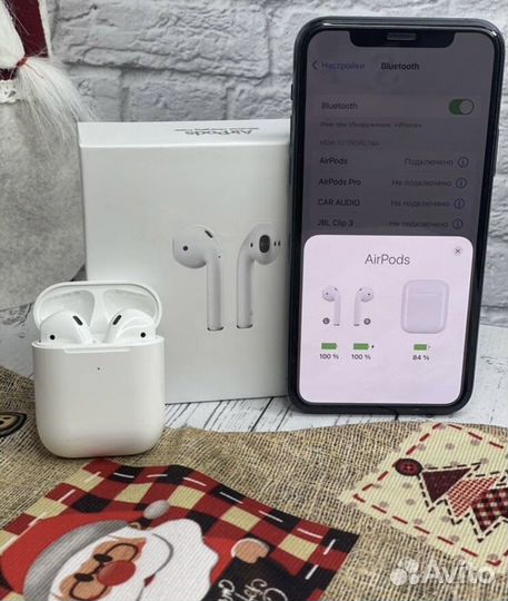Наушники apple airpods 2 premium