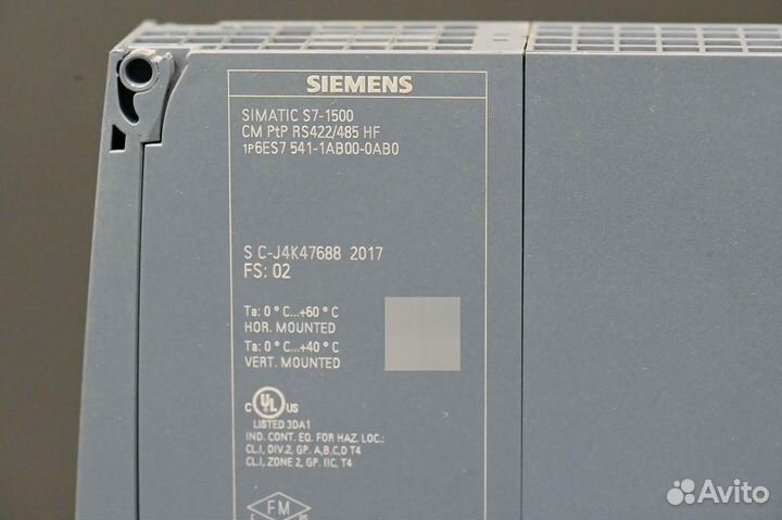 Siemens 6ES7 541-1AB00-0AB0 новый, 2 шт