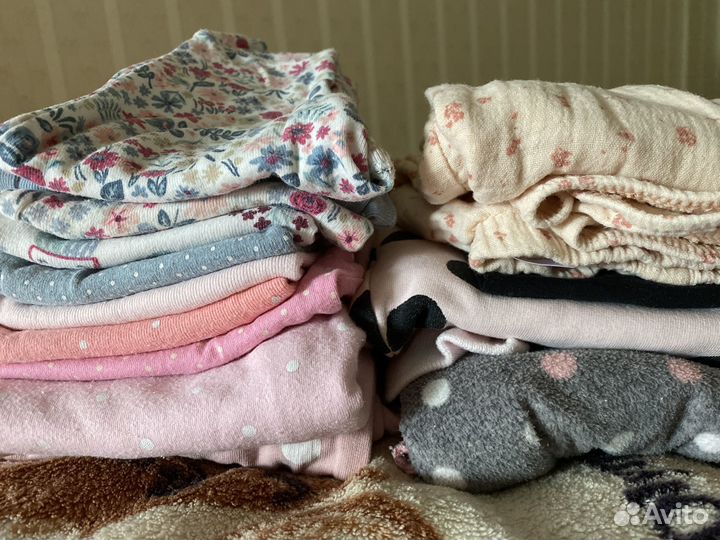 Пакет вещей Carters H&M Zara для девочки 6-9мес