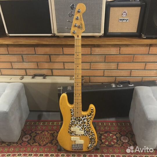 Бас-гитара Fender Precision Elite II Natural USA 1