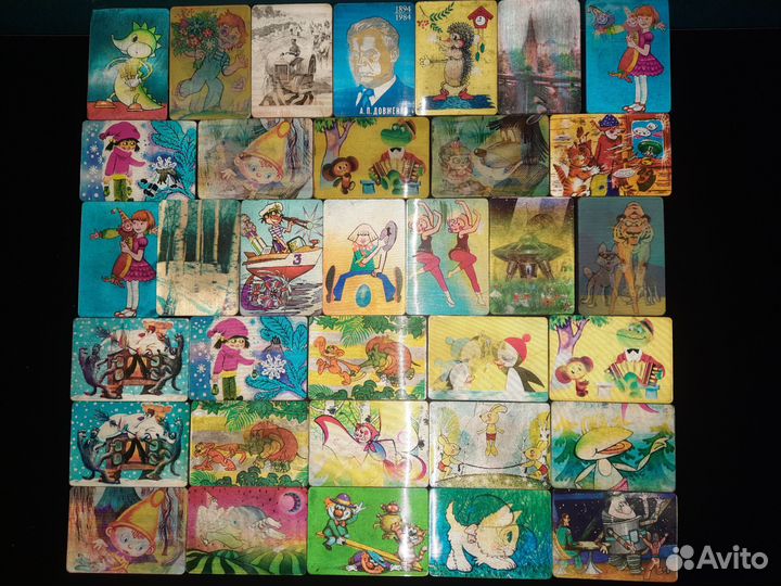 Стерео календарики СССР