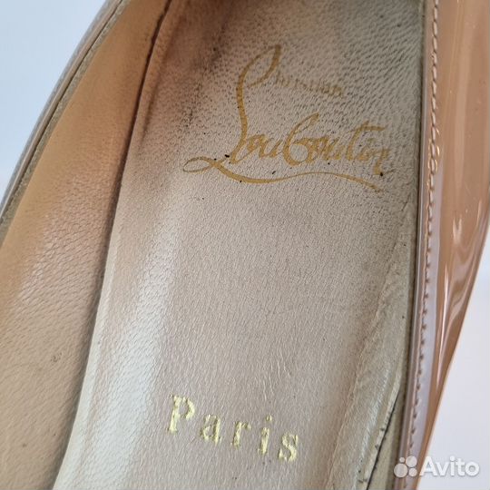 Туфли christian louboutin 38,5 оригинал босоножки