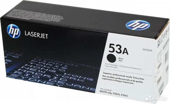 Картридж HP 53A, черный / Q7553A