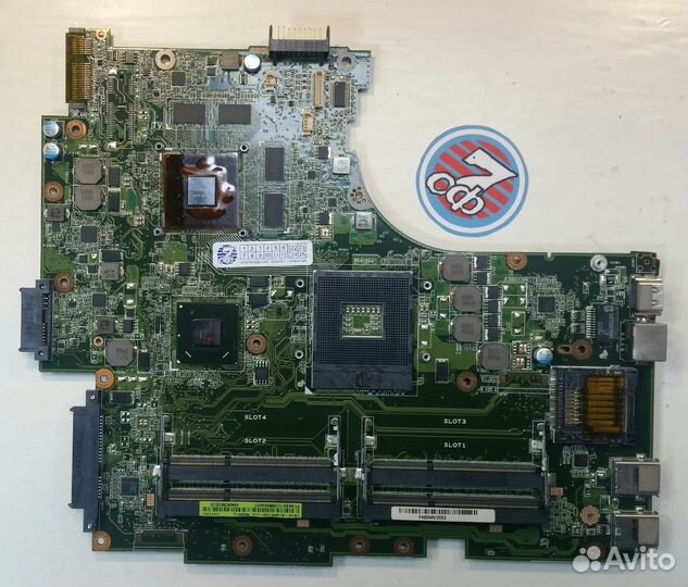 Материнская плата ноутбука Asus N53SV i7 4 slotRAM
