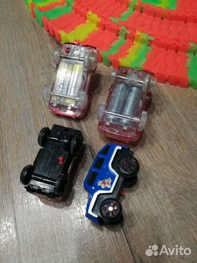 Гоночная трасса 6.5 метров, 4 машинки