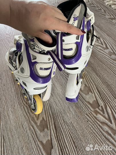 Роликовые коньки детские раздвижные