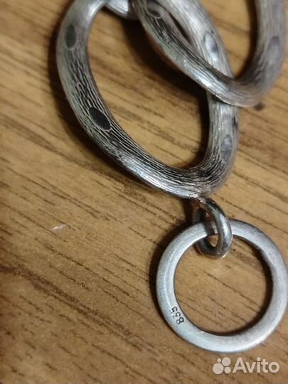 Браслет серебро