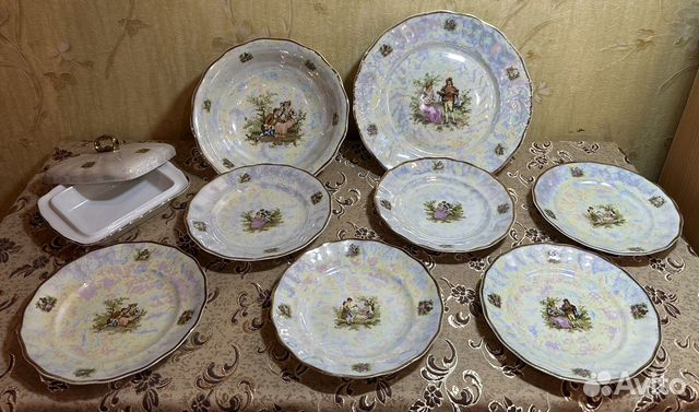 Набор тарелок Польша сервиз столовый Мадонна