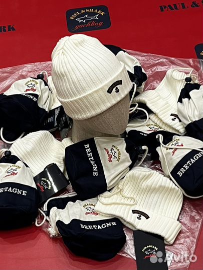 Paul&Shark Bretagne COP712 Шапки Шерсть Virgin 100