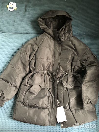 Куртка осенняя весенняя женская 42 44 черная