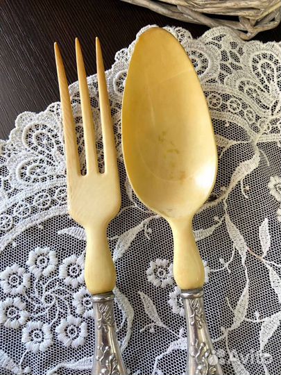 Редкие сервировочные столовые приборы. Франция
