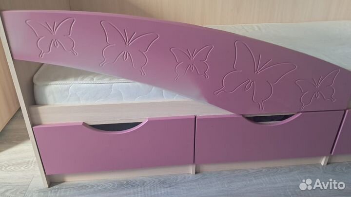 Кровать детская с ящиками