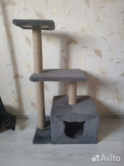 Продам когтеточка для кошки с домиком