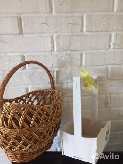Корзина плетеная несколько