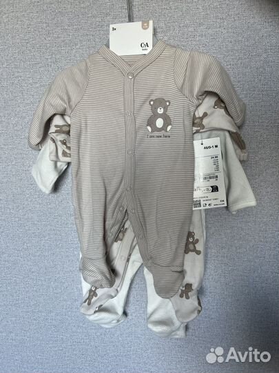 Детская одежда hm 50-68