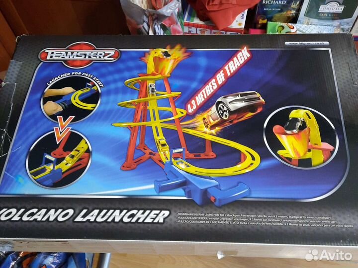 Трэк-горка с машинками