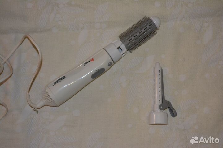 Фен с плойкой и расчёской domotec