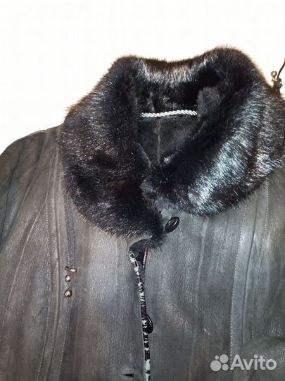 Дубленка натуральная женская по колено