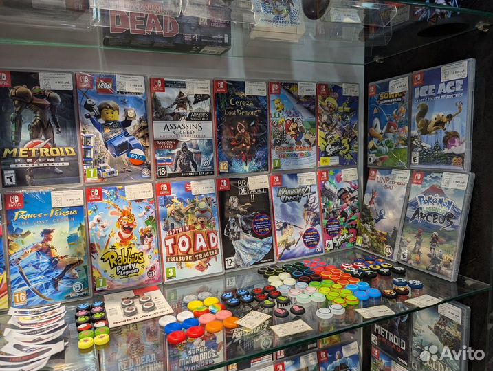 Картриджи Nintendo Switch обмен\прокат