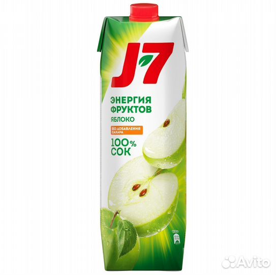 Опт - Сок J7 Яблоко 1л