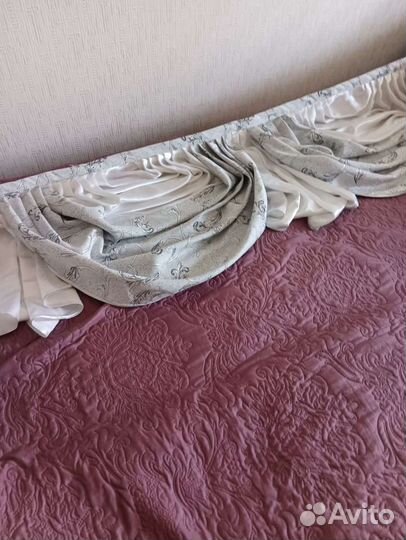 Ламбрекен из джаккардовой ткани 3м