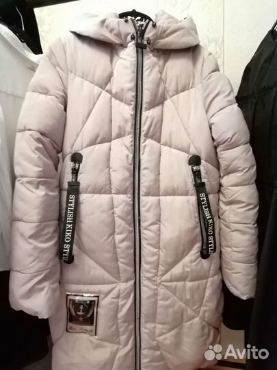 Зимний пуховик для девочки 164