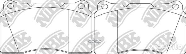 Колодки тормозные opel/subaru insignia/impreza