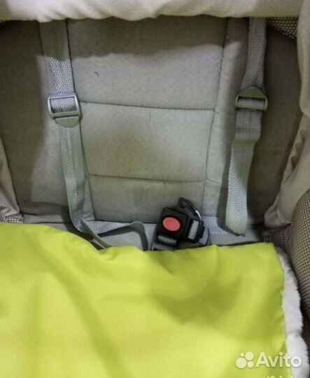 Детские санки коляска с большими колесами