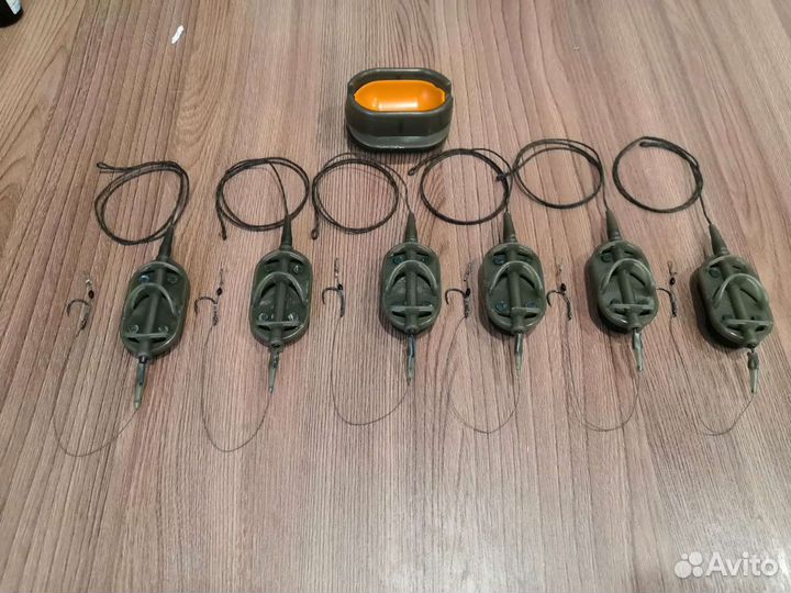 Карповый монтаж с флэт-кормушкой