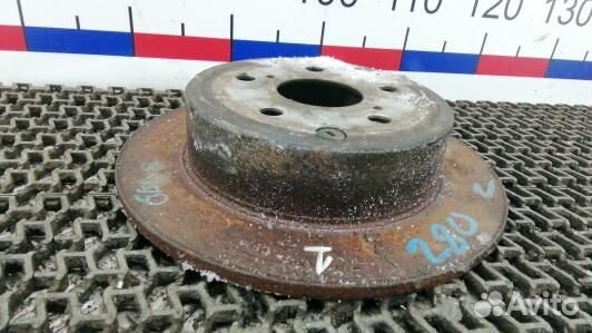 Диск тормозной задний toyota avensis T25 (6BR08LR0