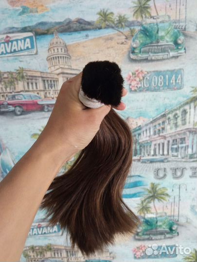 Волосы натуральные срез 30 см